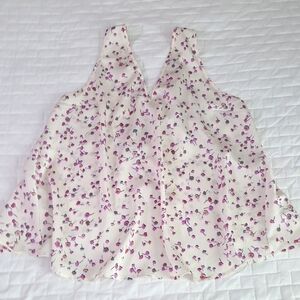 2 For $20 - Express White and Purple Floral Top